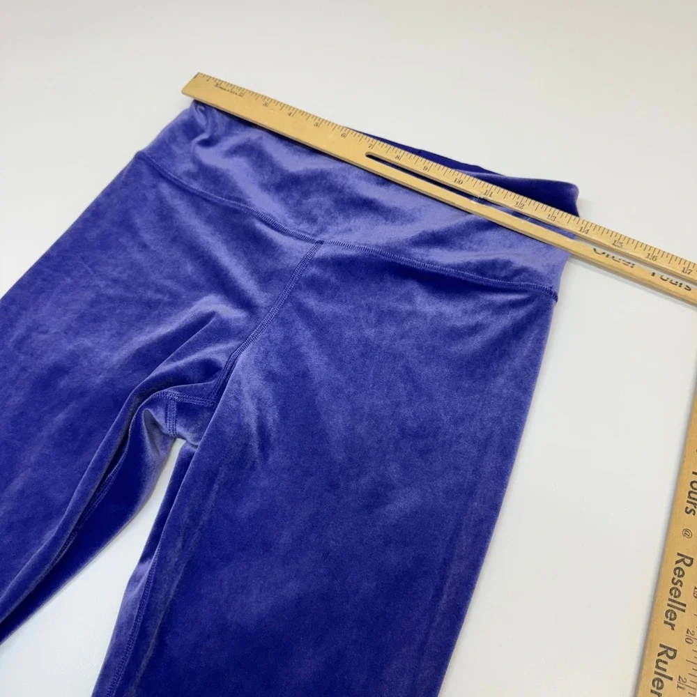 Athleta Leggings Womens Medium Purple Elation Velvet Tight Soft Yoga Athleisure